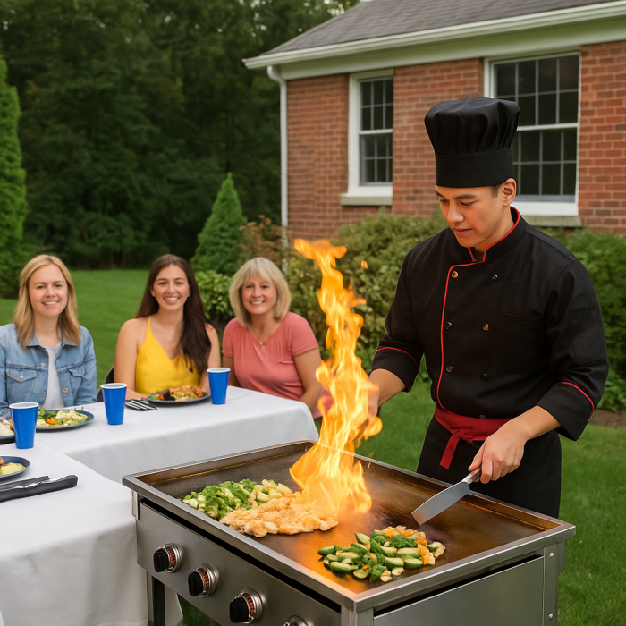 Hibachi Catering at Home in Connecticut
